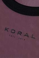 Thumbnail for your product : Koral Stretch-mesh T-shirt