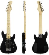 Thumbnail for your product : 3rd Avenue 1/4 Size Electric Guitar With Integral Amp Black With Free Online Music Lessons