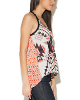 Thumbnail for your product : Wet Seal Tribal Woven Back Tank