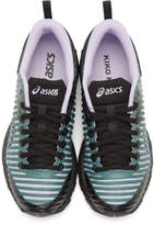 Thumbnail for your product : Asics Kiko Kostadinov Black and Green Edition Gel-Delva Sneakers