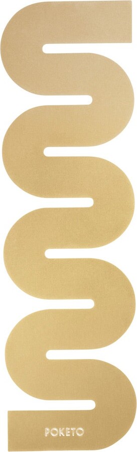 Container Store Poketo Wave Bookmark Brass