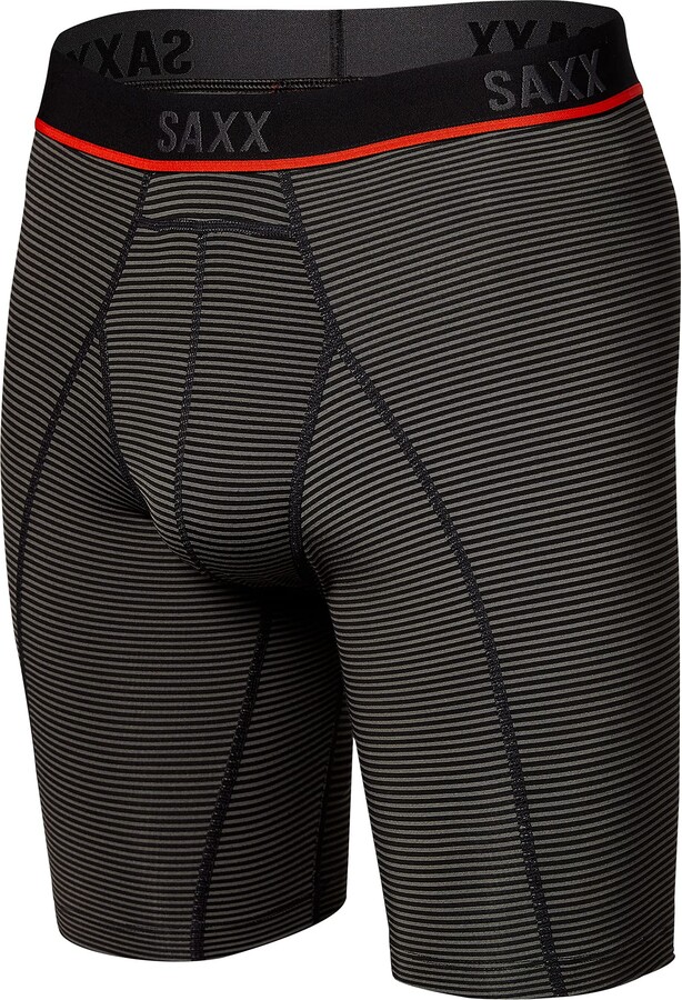 SAXX Underwear Co. SAXX Men's Underwear Long Leg Boxer Briefs – KINETIC  Light-Compression Mesh Long Leg Boxer Briefs with Built-in Pouch Support -  ShopStyle