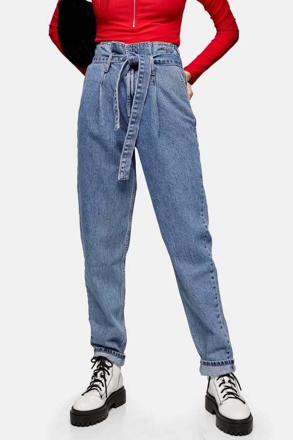 topshop mom high waisted tapered leg