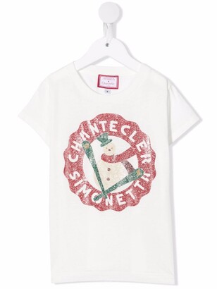 Simonetta Snowman-Print T-Shirt