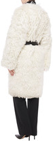 Thumbnail for your product : Just Cavalli Belted Shearling Coat