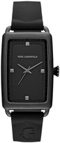Thumbnail for your product : Karl Lagerfeld Paris 'Kourbe' Rectangular Watch, 32mm x 48mm