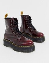 Thumbnail for your product : Dr. Martens Jadon chunky boots in vegan cherry