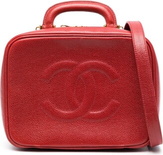 Chanel Coco Mark Vanity Bag Caviar Skin Black No. Ed Boxhandbag