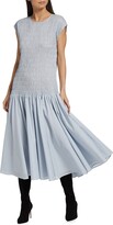 Thumbnail for your product : Merlette New York Stijl Cotton Midi-Dress