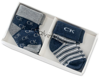 Calvin Klein 2-Pk. Ankle Socks Set, Baby Boys (0-24 months)