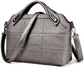 Thumbnail for your product : Amarte Women's Motorcycle Style Zip Bag Soft Leather Shoulder Handbag