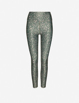 Thumbnail for your product : Good American Leopard-print stretch-woven leggings