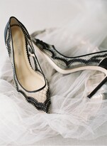 Thumbnail for your product : Bella Belle Nadia Scalloped Embroidery Pump