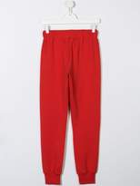 Thumbnail for your product : Moschino Kids TEEN logo print track pants