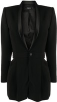 Thumbnail for your product : DSQUARED2 Silk Lapel Suit Jacket Playsuit