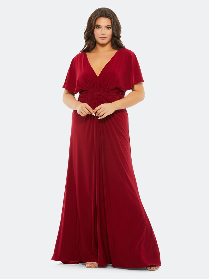 Knot Front Gown | Shop the world's largest collection of fashion 
