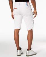 Thumbnail for your product : Unk Heritage America Men's NBA Patches Denim Shorts