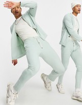 Mint green trousers mens Clearance
