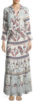 Thumbnail for your product : Melissa Odabash Mel Tie-Neck Paisley Summer Maxi Dress