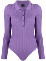 Thumbnail for your product : Pinko Long-Sleeved Knitted Polo Top