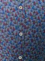Thumbnail for your product : Canali boat-print formal shirt