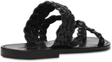 Thumbnail for your product : Saint Laurent 10mm Neil Woven Leather Thong Sandals