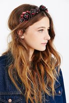 Thumbnail for your product : Urban Outfitters Metallic Leather Rose Headwrap