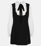 Thumbnail for your product : Valentino Crepe Couture minidress