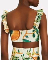 Thumbnail for your product : Alexis Gena Floral Crop Top