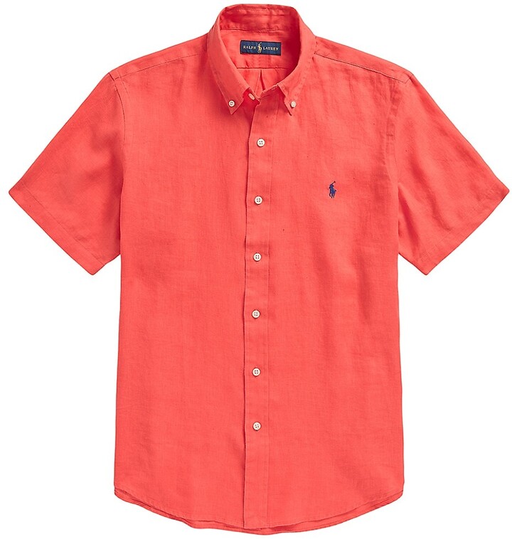 Ralph Lauren Classic Fit Linen Shirt | Shop the world's largest 