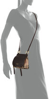 Thumbnail for your product : Burberry Bridle Baby Haymarket Check Shoulder Bag, Dark Clove Brown
