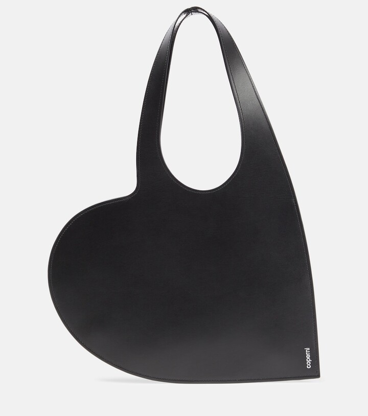 Coperni Heart Mini leather tote bag