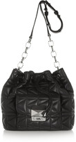 Thumbnail for your product : Karl Lagerfeld Paris Kuilted leather bucket bag