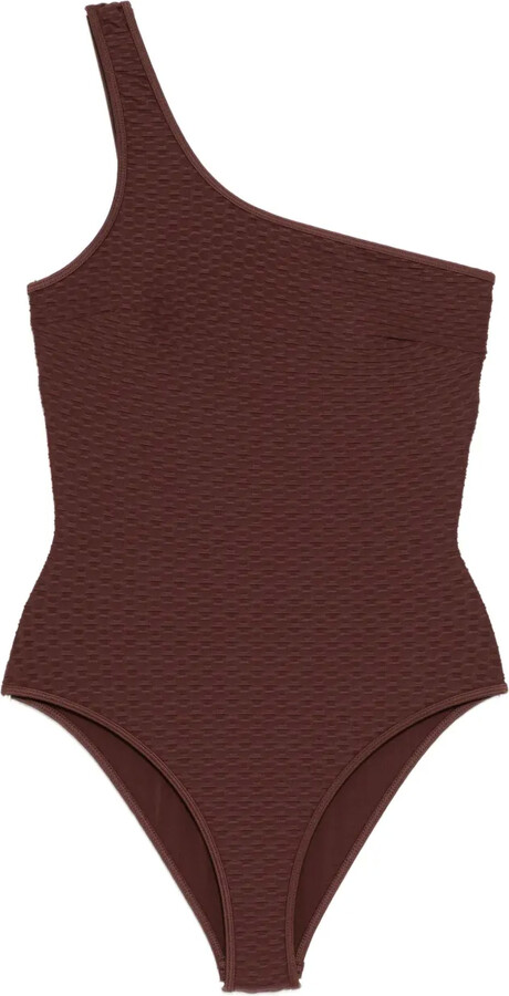 Duskii Asymmetric-Neck Swimsuit