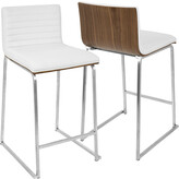 Thumbnail for your product : Lumisource Set Of 2 Mara Counter Stools