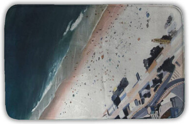 East Urban Home Juwahn Microfiber Bath Mat with Non-Slip Backing