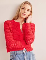 Thumbnail for your product : Boden Cropped Crochet Cardigan