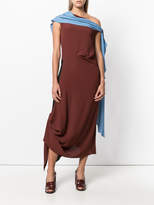 Thumbnail for your product : Marni ruched shawl detail dress