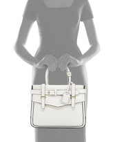Thumbnail for your product : Reed Krakoff Boxer Pebbled Leather Tote Bag, White