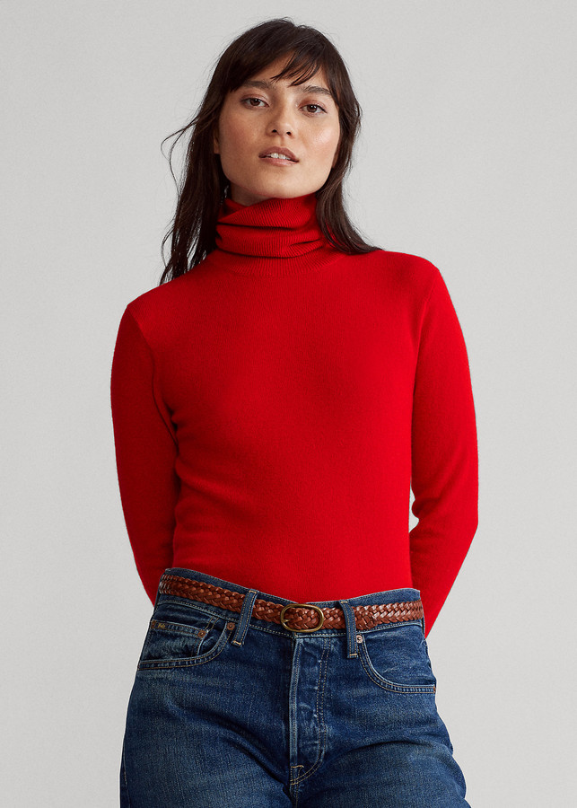 Ralph Lauren Cashmere Turtleneck Sweater - ShopStyle