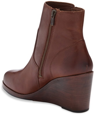 frye claire bootie cognac