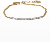 Thumbnail for your product : Marco Bicego Goa 18K Hand-Engraved Gold Diamond Bar Bracelet