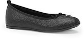 Thumbnail for your product : Gucci Kid's Microguccisma Leather Ballet Flats