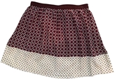 Thumbnail for your product : Vanessa Bruno Burgundy Silk Skirt