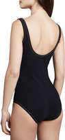 Thumbnail for your product : Karla Colletto Oasis Colorblock One-Piece Swimsuit