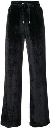 Twin-Set velvet drawstring trousers