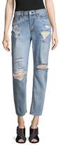 Thumbnail for your product : Free People Distressed Mid-Rise Jean