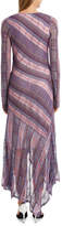 Thumbnail for your product : Peter Pilotto Lace Check Knit Long Sleeve Dress