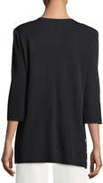 Thumbnail for your product : Misook Contrast-Sleeve Open Jacket, Plus Size