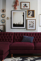 Thumbnail for your product : Anthropologie Linen Fan Pleat Sofa
